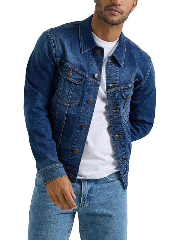 Lee Men's Extreme Motion Rider Jacket, Driftwood, Medium by Lee - Used condition - US$52.25