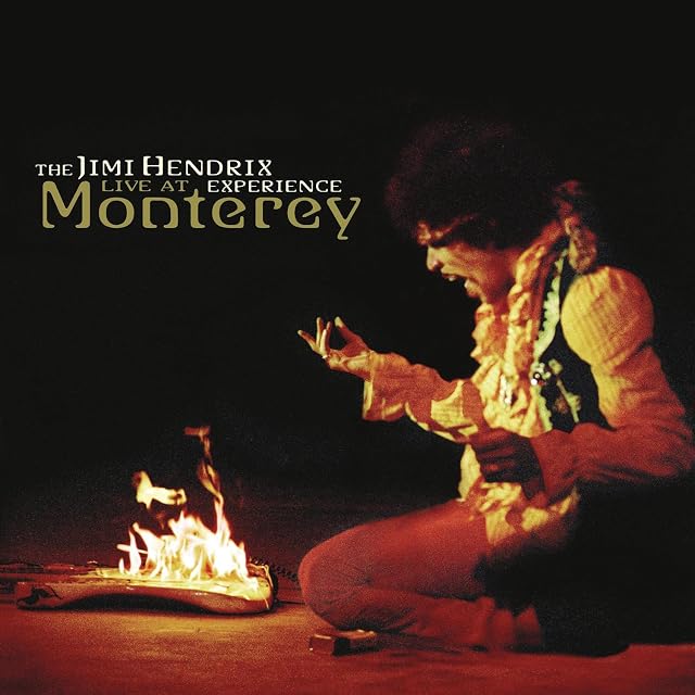 Live At Monterey por The Jimi Hendrix Experience, capa do álbum