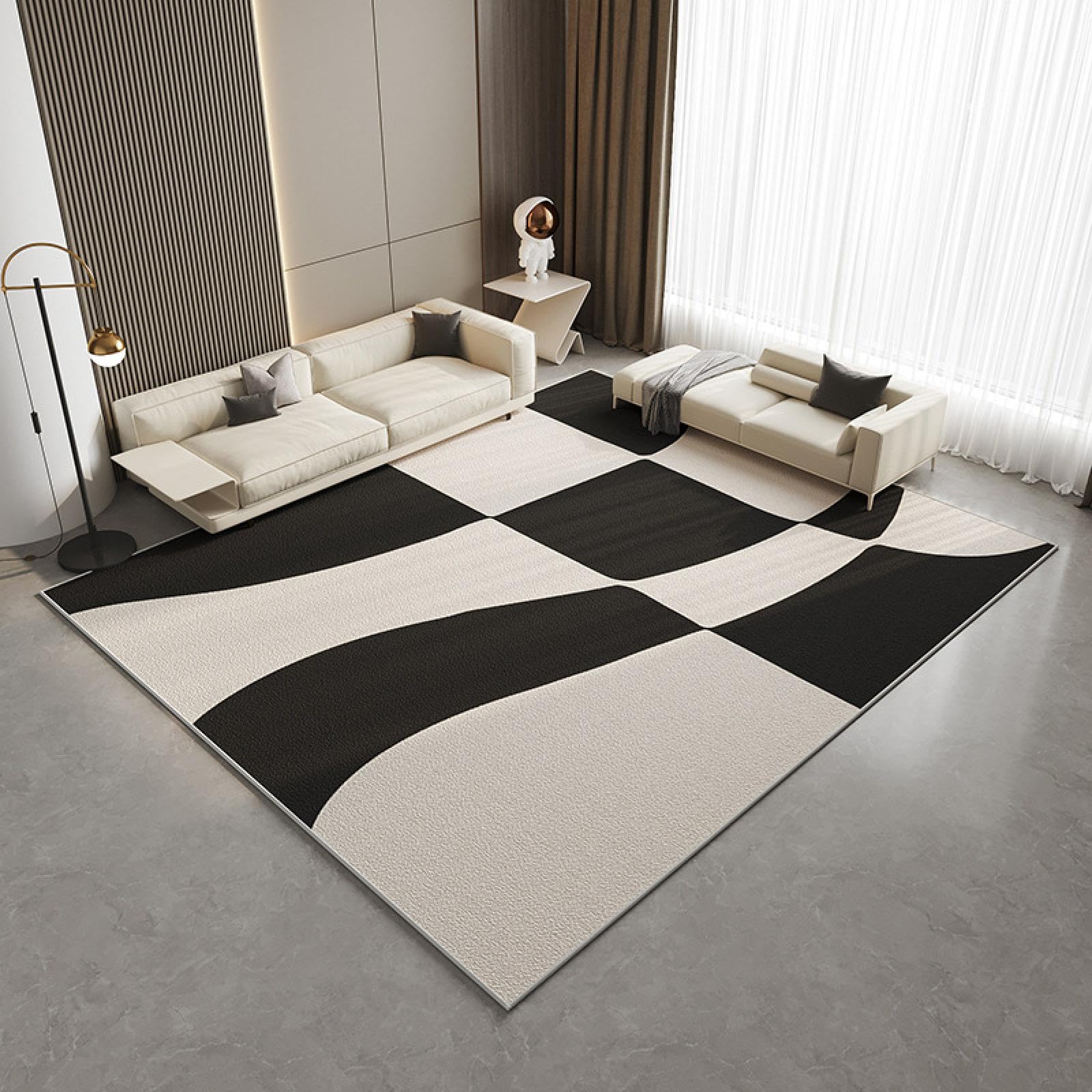 Tapis de sable ultra-fin et leger pour rehausser l'ambiance chaleureuse du salon au chevet