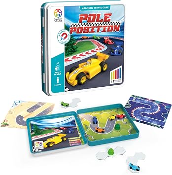 SmartGames Pole Position 3D Logic Puzzle Game with 48 Challenges Brain Teaser for Ages 7+