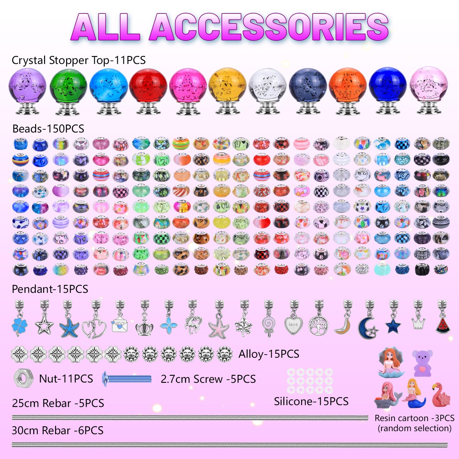 Amazon.com: AIPRIDY 238 Pcs DIY Fairy Wand Garden Stakes Kit