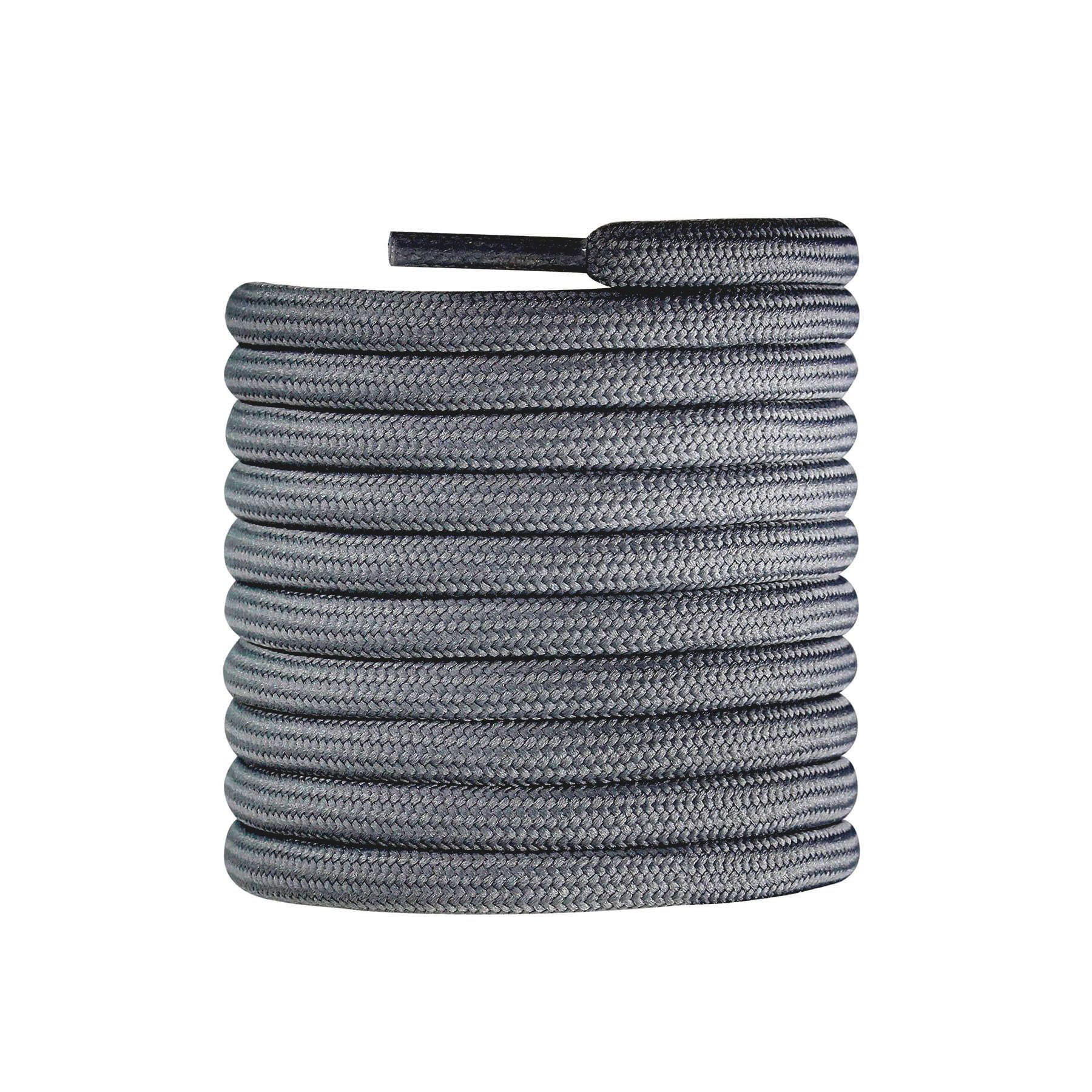 Gendewiner Ronde Veters voor Laarzen, 4mm Diameter Outdoor Werk- & Wandellaars Vervangende Schoenveters voor Atletische Trainer Schoen, 160 cm- 1 Pair