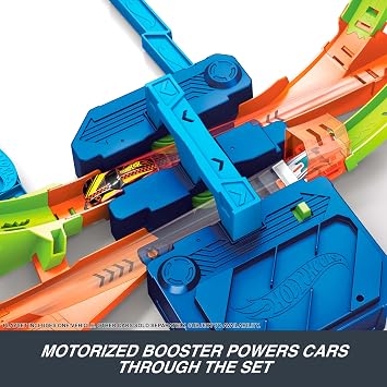 Hot Wheels Stunt Tracks Hypersphere Crash Track Set & Toy Car