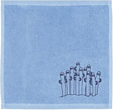 Moomin Hattifatteners Blue Cotton Hand Towel 25x25cm