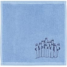 Moomin Hattifatteners Blue Cotton Hand Towel 25x25cm