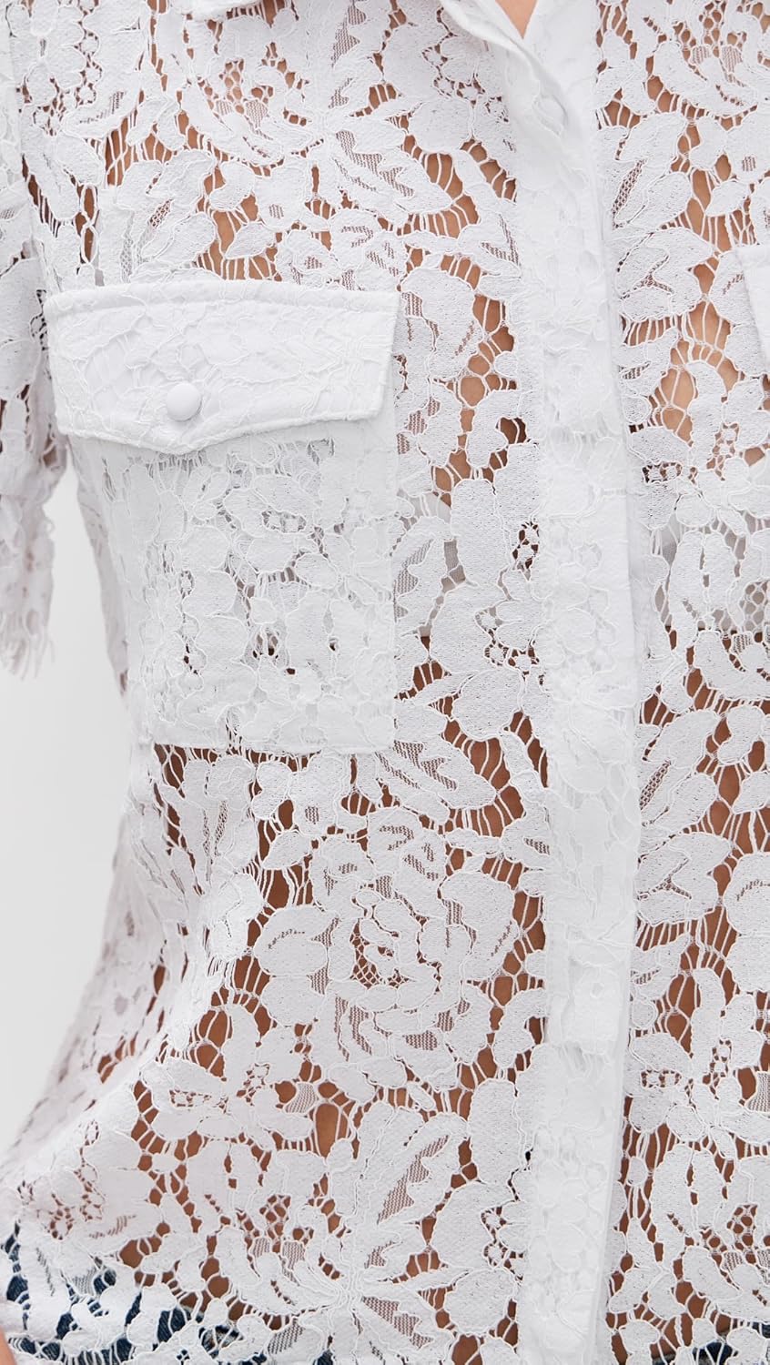 Generation Love Women's Mina Lace Shirt - Image 6