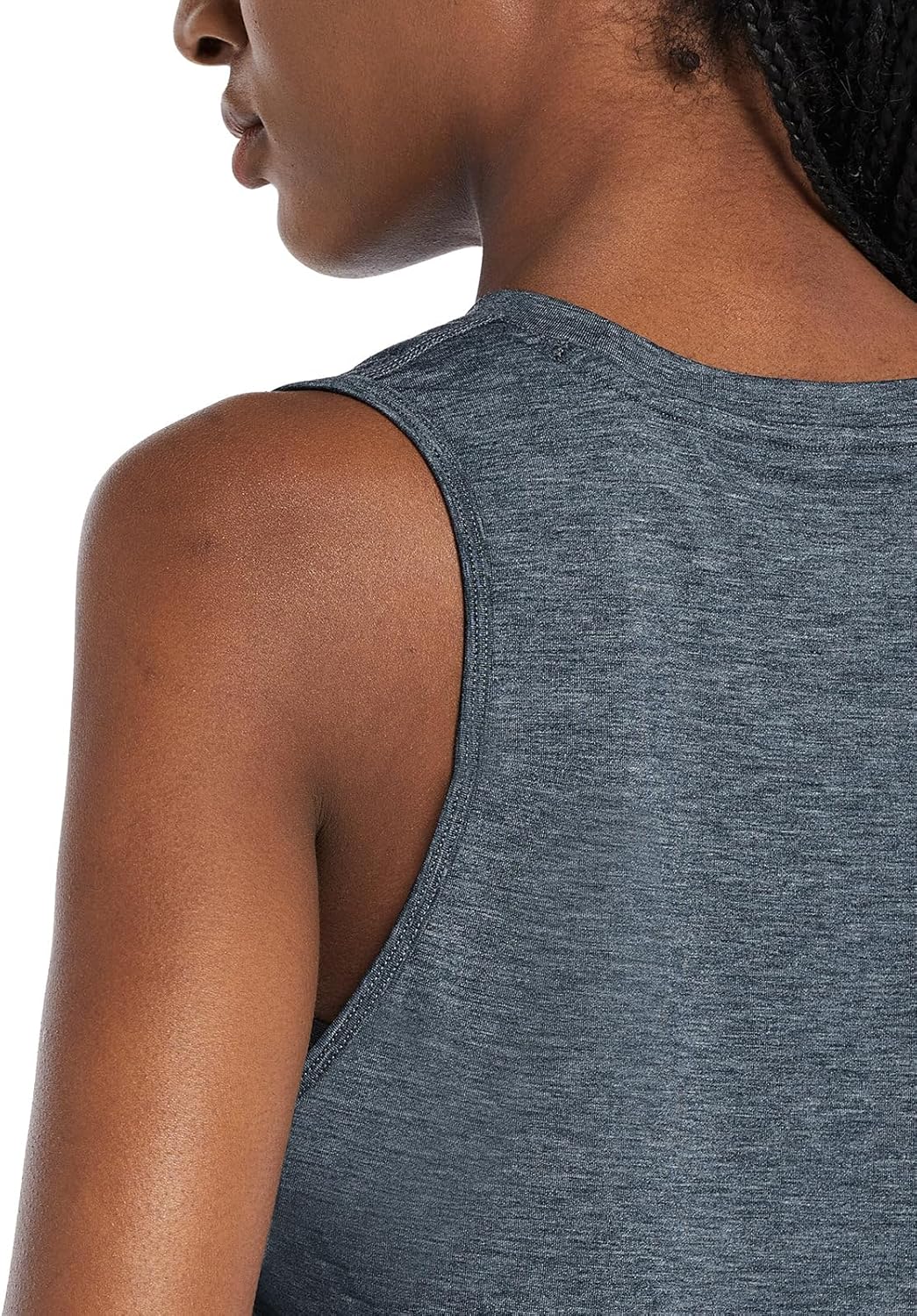 baleaf Workout Tops for Women Crop Tank Top Quick Dry Athletic Gym Exercise Sleeveless Shirts Muscle Yoga Loose Fit - Image 4