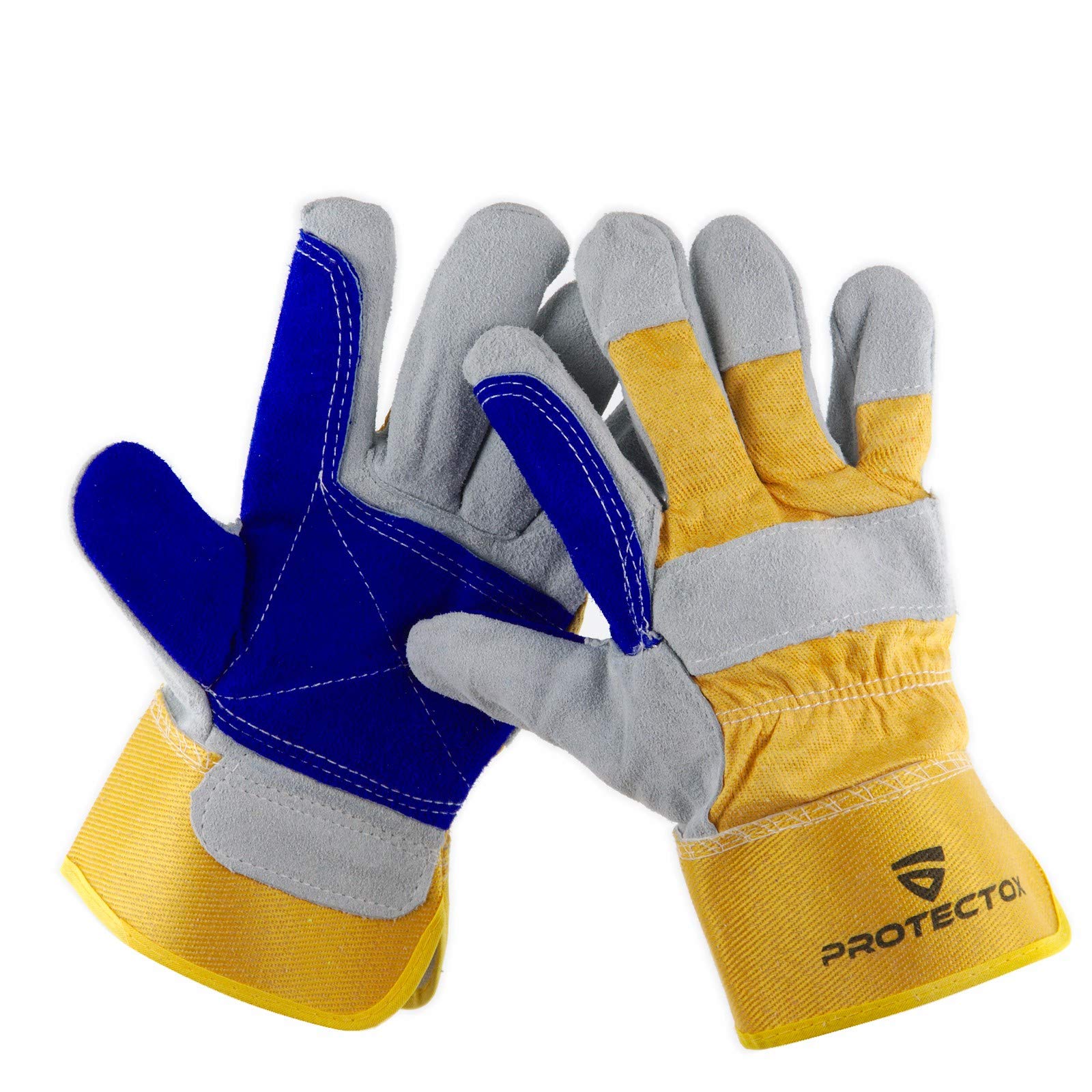 Schlauchland 120 Paar Arbeitshandschuhe Leder 10,5 PROTECTOX PL-3R *** ChromVI-frei anti-allergen *** GROSSE AUSWAHL & FARBEN / 1-120 PAAR