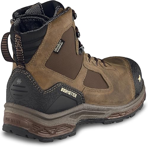 Miniatura 3 de Irish Setter, Kasota - Botas de trabajo para hombre, 6 pulgadas, impermeables, no metálicas, punta de seguridad