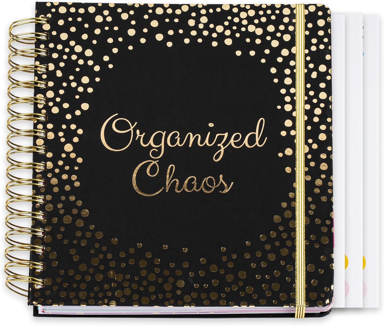 Votum 18 Month Planner 2024-2025 - July 2024- Dec 2025 Planner- Daily, Weekly Planner and Monthly Planner - December, Organized Chaos Weekly Planner 2024 with 3 Sticker Sheets - 2024 Calendar Planner July 2024- Dec 2025 Organized Chaos Black