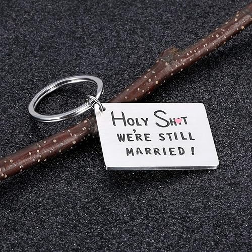 Miniatura 3 de Aizza Beata Regalo de aniversario de matrimonio para marido, esposa, día de San Valentín, regalos para él, divertido llavero para adultos, hombres,