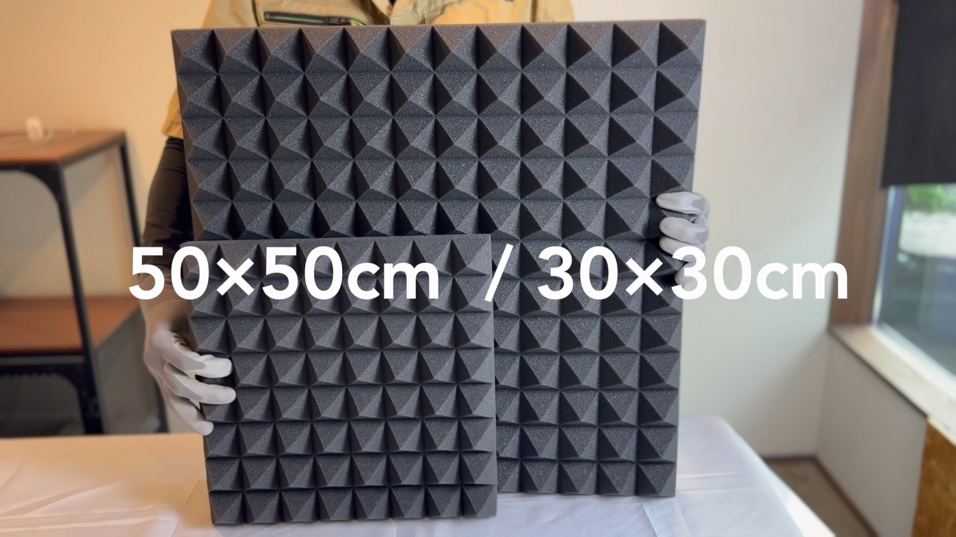 Amazon.co.jp: Quiet-Mo 即膨らむ吸音材 30×30cm 極厚12枚 【音響