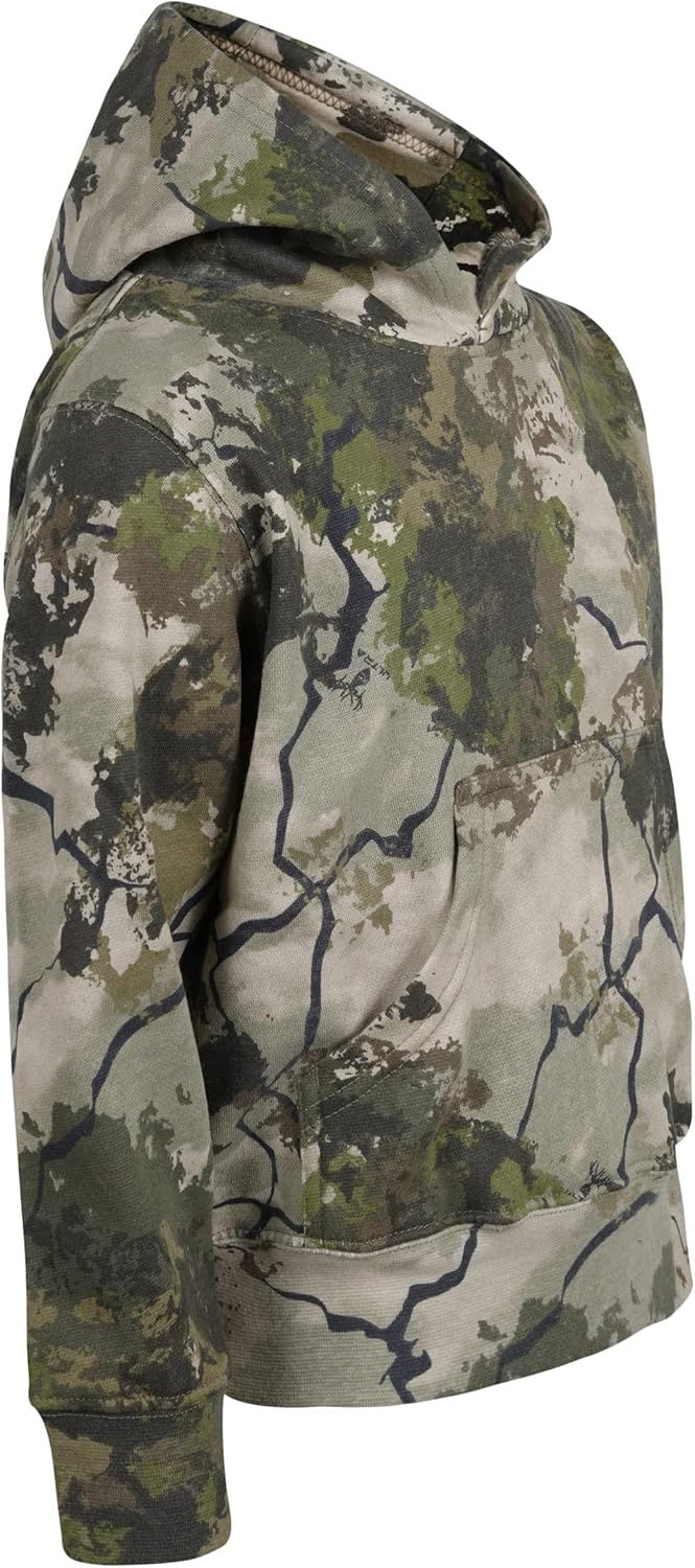 King's Camo KCK215 Kids Classic Hunting Cotton/Poly Blend Camo Pullover Hoodie