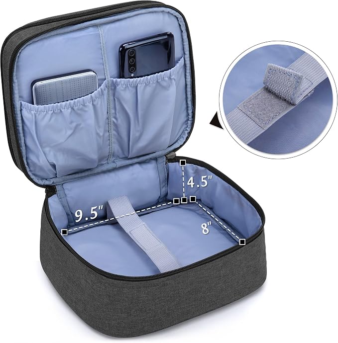 Estuche negro compatible con mini proyector DR.J miniatura 6