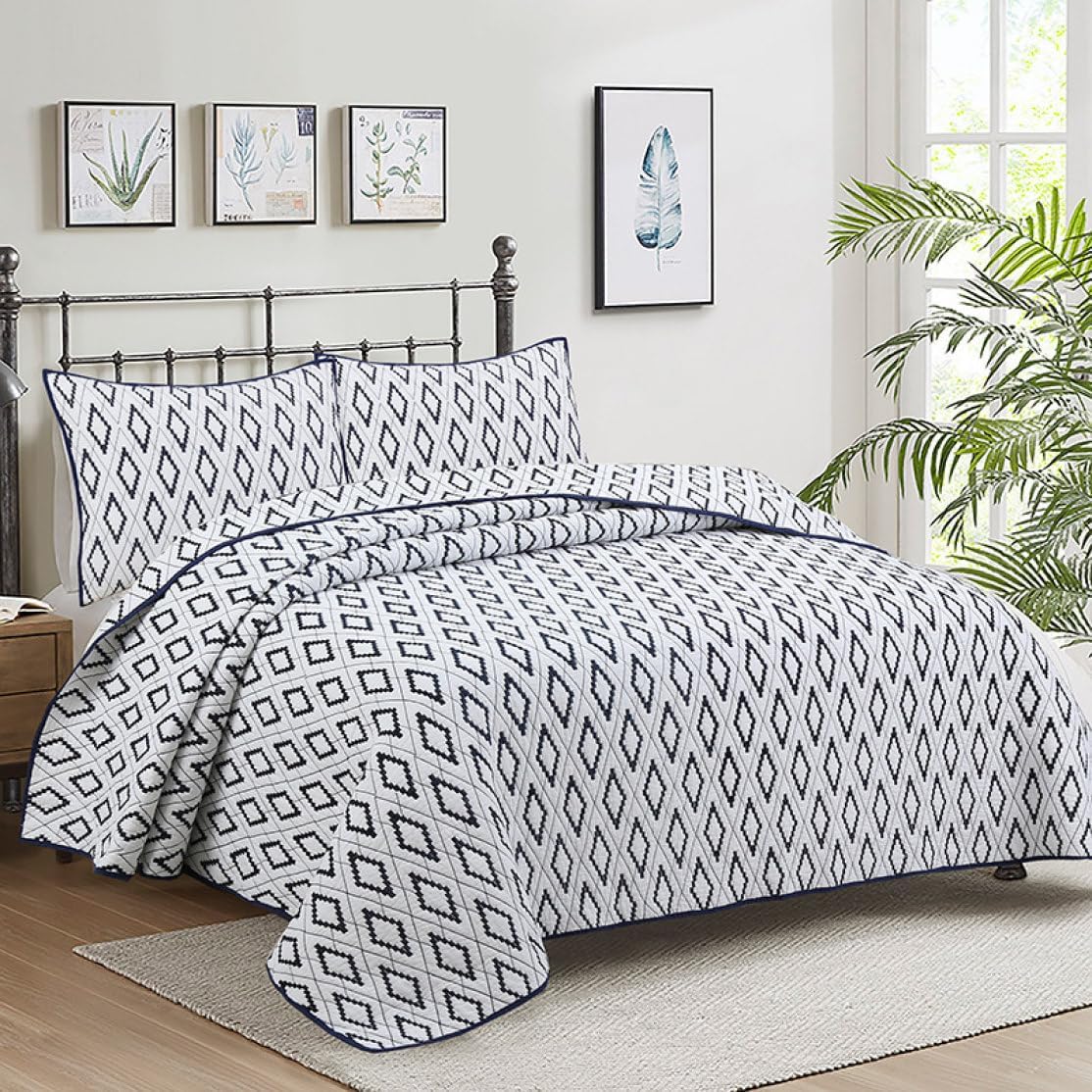 ベッドカバー ベッドスプレッド キルト セミダブル 枕カバー 寝具