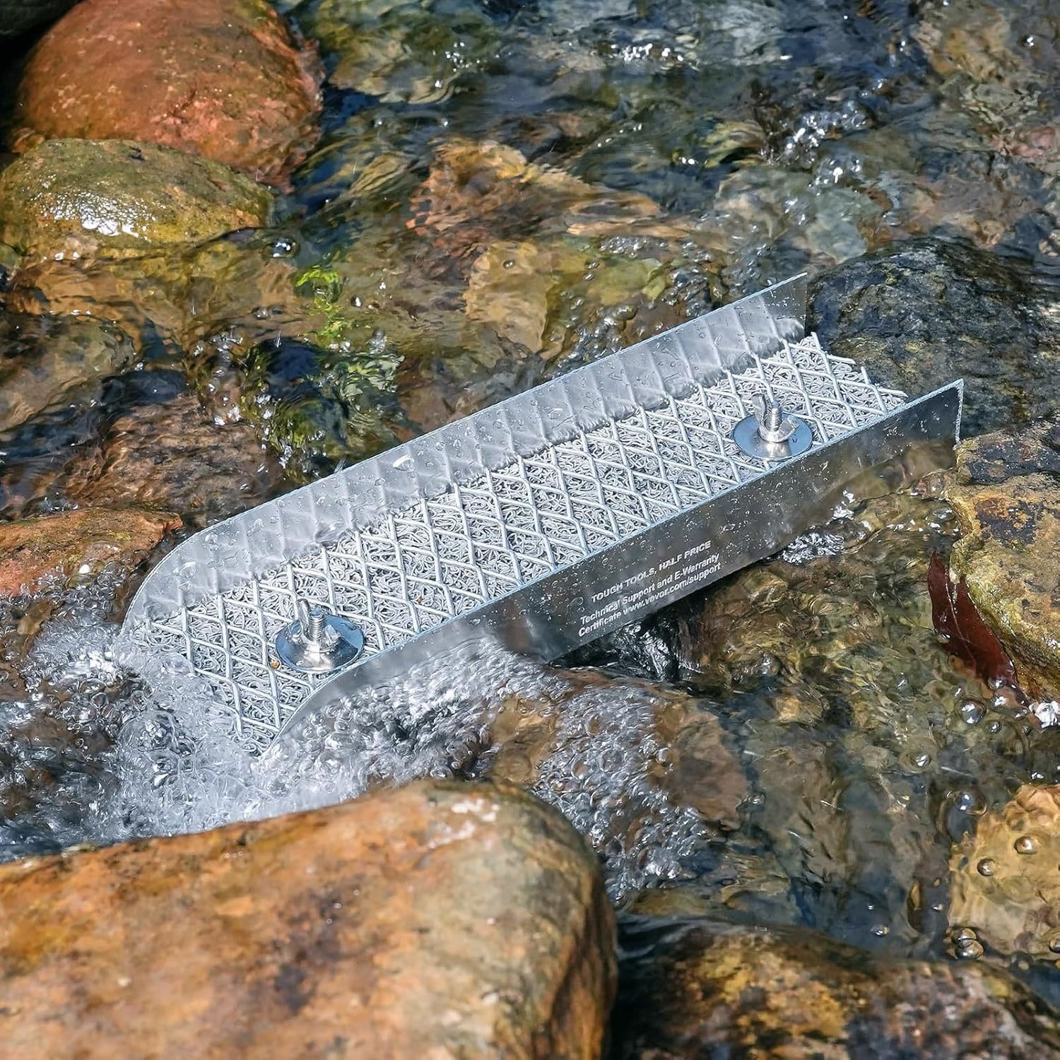 Gold Panning Equipment | with Sluice Box Small Toys,Outdoor Gold Mining Kit with Vials | for Outdoor Lake River Stream Mountain Exploration Adventure