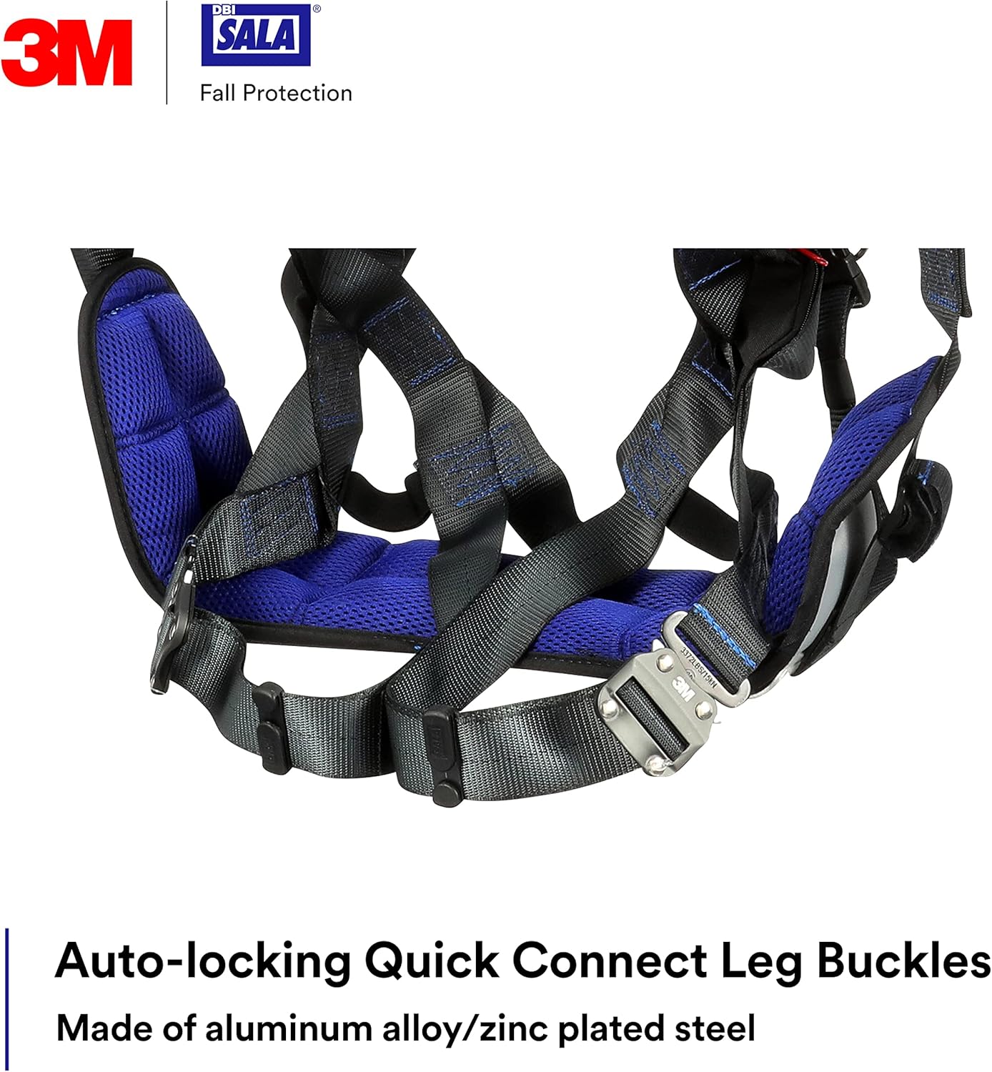 3M DBI-SALA ExoFit X300 X-Style Tower Climbing Safety Harness with Rigid Seat Sling, Back and Hip Padding, Quick Connect Chest and Leg Buckles, Back, Front and Hip D-Rings, Rigging, X-Large/2X