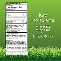 Vista 2 de Irwin Naturals Mega D3 y K2 de alta potencia + extracto de cúrcuma, 60 geles blandos líquidos, paquete de 2