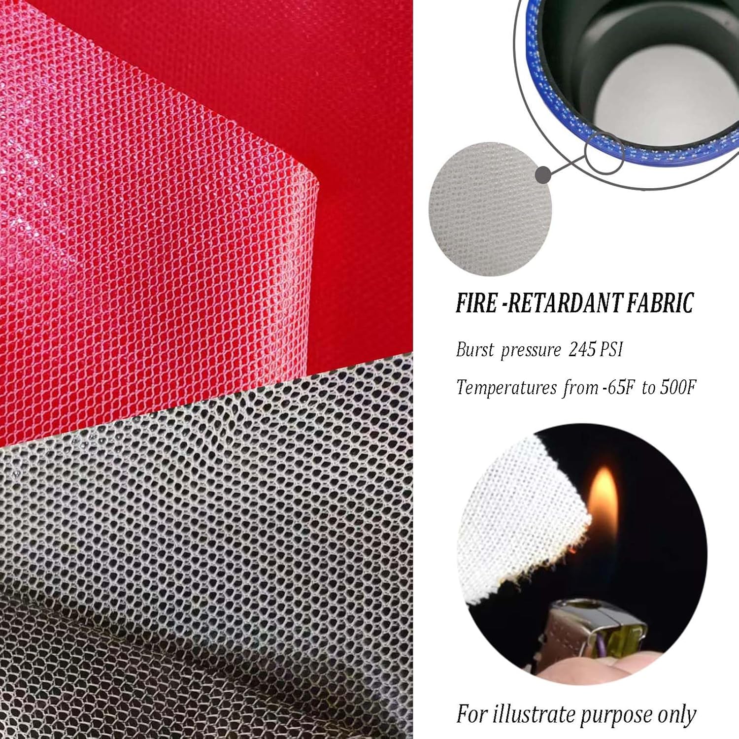 Silicone Inlet Intake Hose Pipe Compatible with BMW 2007-2015 N54 135i 335i 535i Z4 3.0L 4-Plyer (Red)