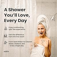 Vista 5 de Cabezal de ducha filtrado, el mejor cabezal de ducha con filtros para un cabello y piel saludables, suavizante de agua de alta presión para agua