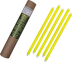 Cyalume - Paquete de 20 tubos luminosos SnapLight Impact, 40 cm, 15 pulgadas, 2 Anillas, 12 horas, no-embalados individualmente, color amarillo