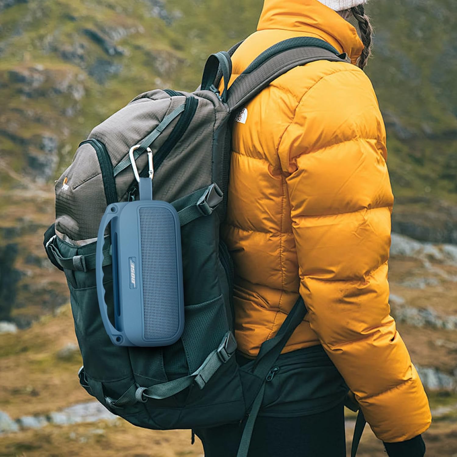 co2CREA Soft Silicone Case Replacement for Bose New SoundLink Flex 2nd Gen Bluetooth Portable Speaker (Silicone Case, Blue Case) - Image 9