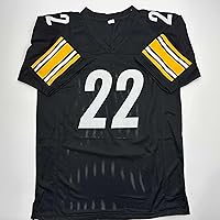 Vista 4 de Camiseta de fútbol negro de Najee Harris autografiada/firmada Pittsburgh JSA COA