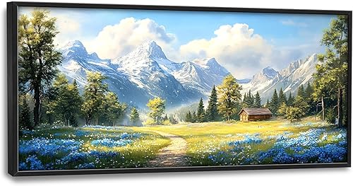 Miniatura 85 de Arte abstracto de pared grande enmarcado para decoración de pared para sala de estar, imágenes abstractas de gran tamaño, pintura moderna extra