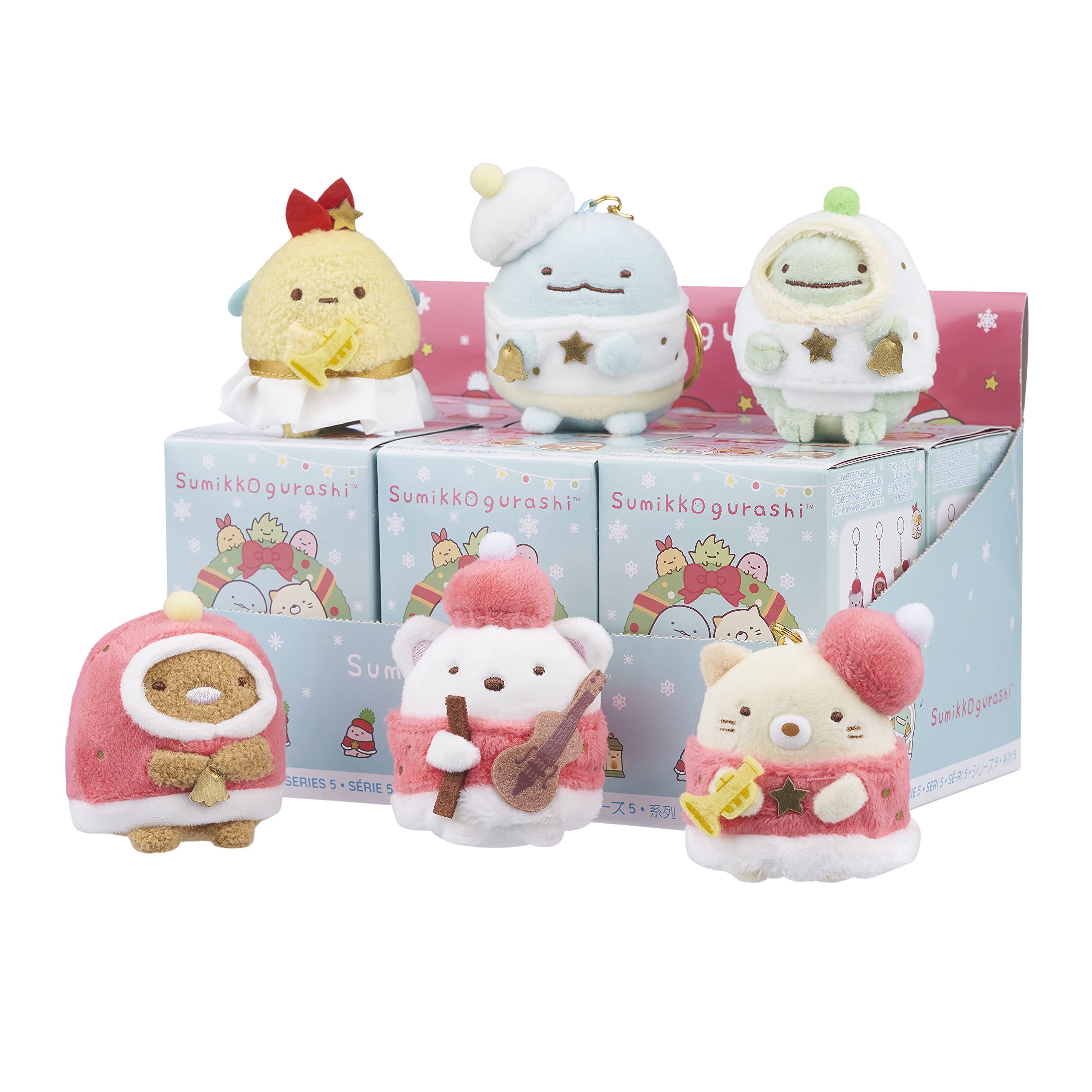 SUMIKKOGURASHI Musical Christmas Blind Box Keychain Plush
