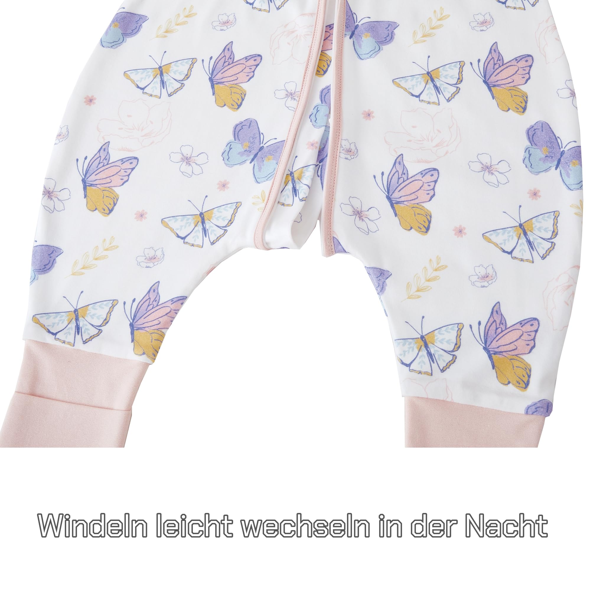 Śpiwór letni z nogawkami, 100% czysta bawełna, 0,5 Tog, śpiwór letni z nogami, dla małych dzieci, piżama dla chłopców i dziewczynek