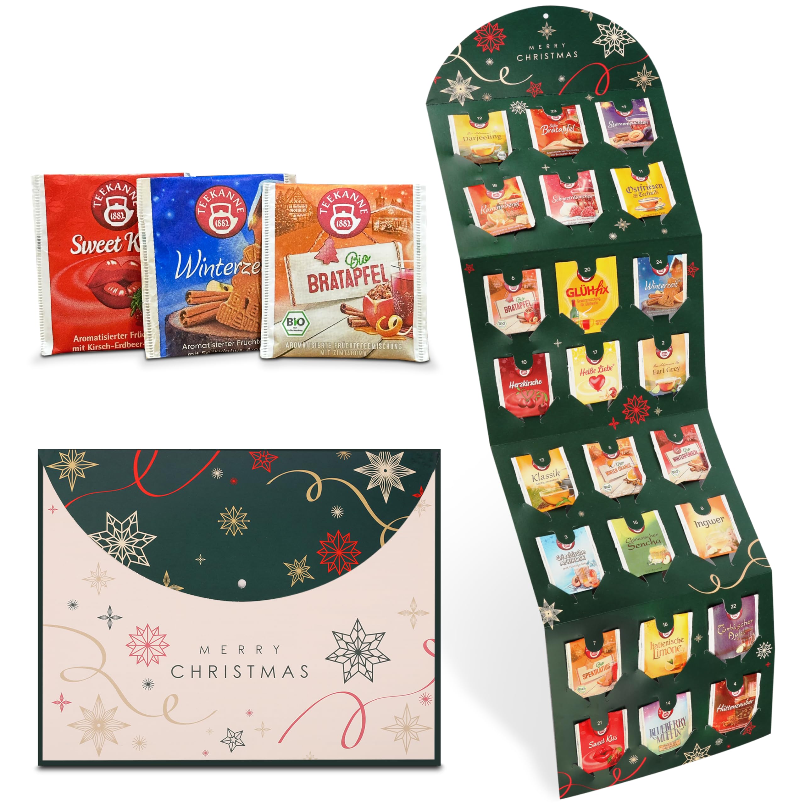 Spannende Adventskalender Von Teekanne Fotos
