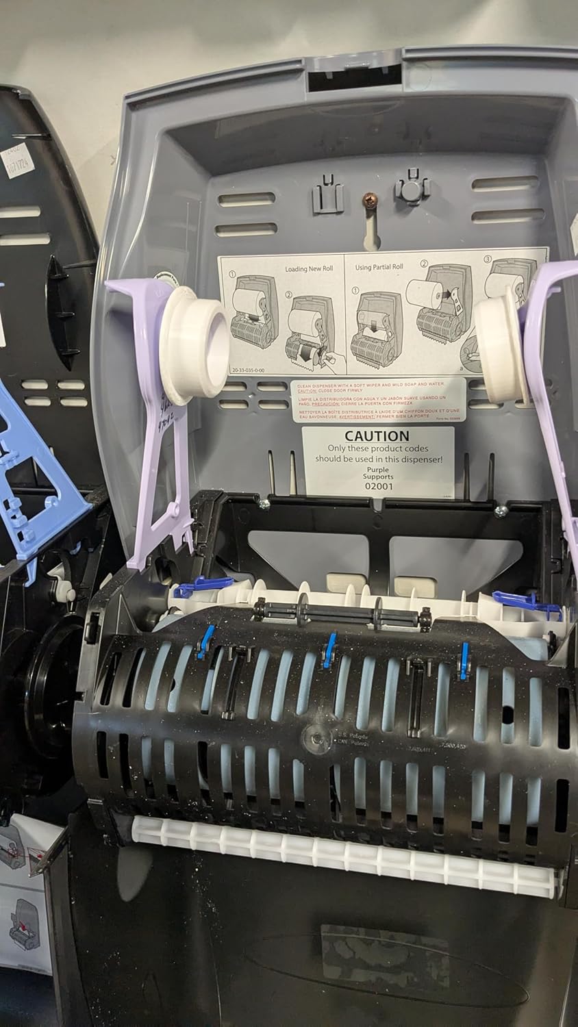 Universal Paper Towel Adapter Compatible with Scott 46253 Purple arm Dispenser. Convert Your dispencer to The 2" by 7 3/4 Long Universal roll. 3D Printed from High Impact Plastic.