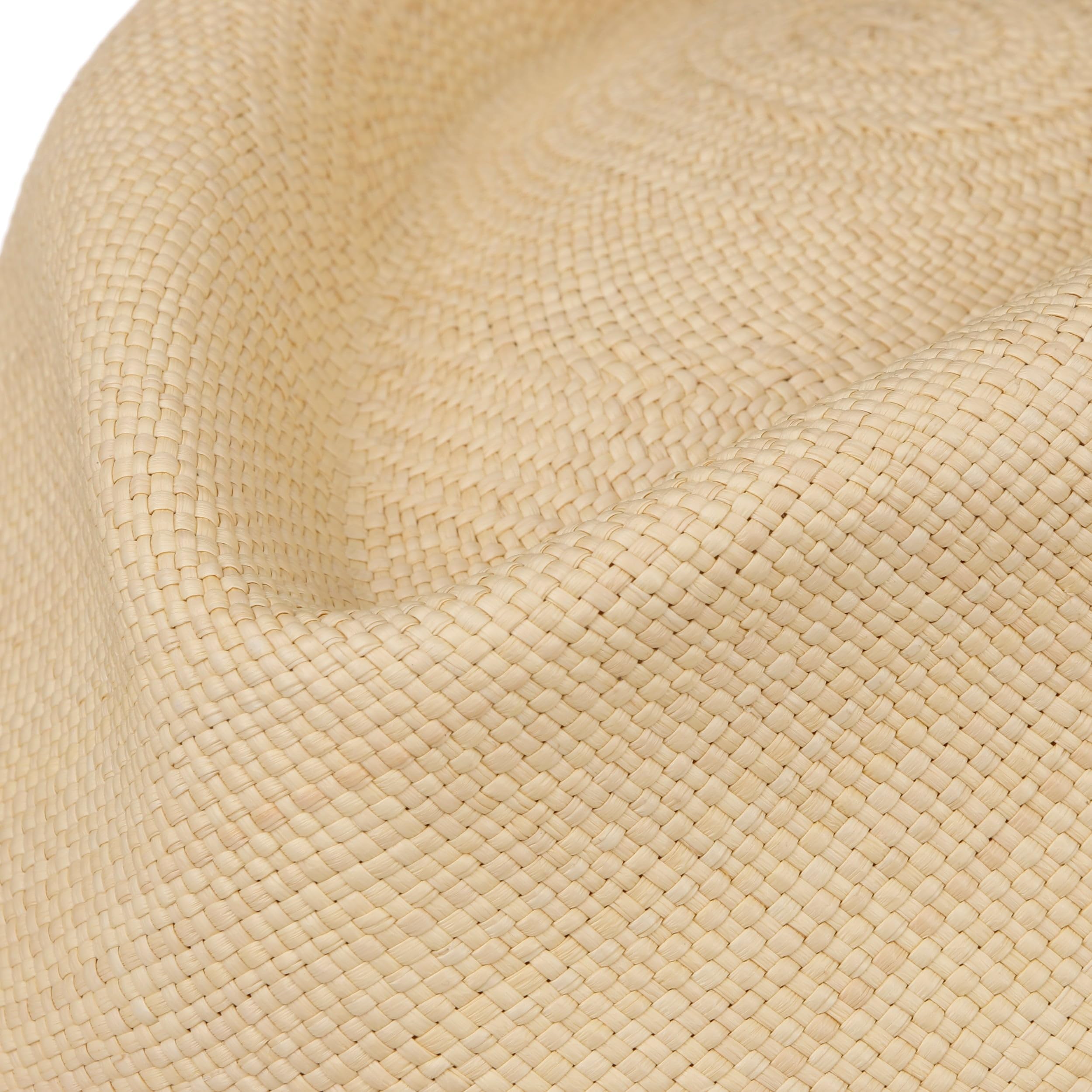Mayser Sombrero Bogart Panamá Mujer/Hombre - Made in The EU de Paja Sol Playa con Banda Grosgrain, Grosgrain Verano Primavera/Verano