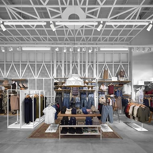 Miniatura 3 de Kits completos de iluminación de riel 4 proyectores LED con rieles tipo H de 6.56 pies (3.28 x 2), iluminación natural 4000K 4 x 20 W Soluciones