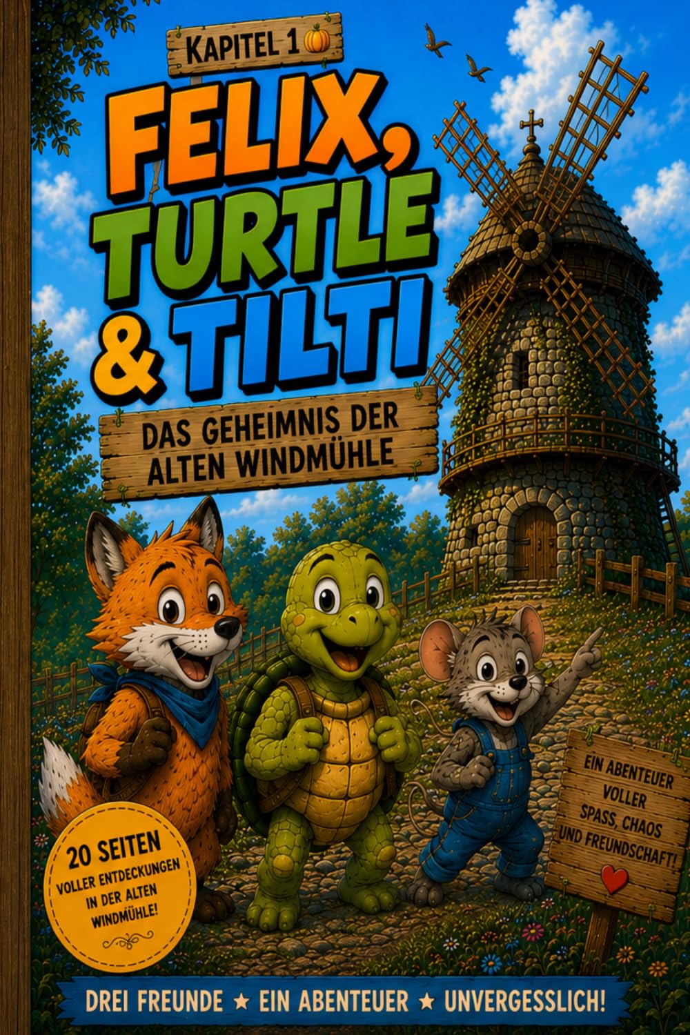 Felix, Turtle & Tilti: DAS GEHEIMNIS DER ALTEN WINDMÜHLE
