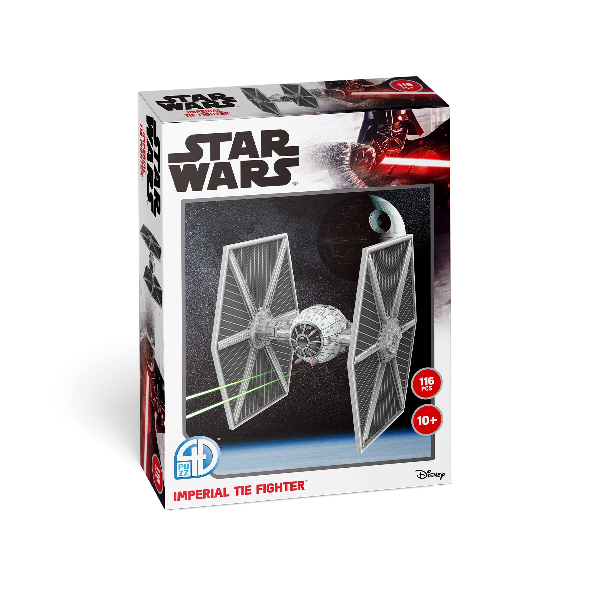 University Games Star Wars Imperial TIE Fighter Model Kit, Grey, 38.5 x 76.5 x 42 cm - Image 2