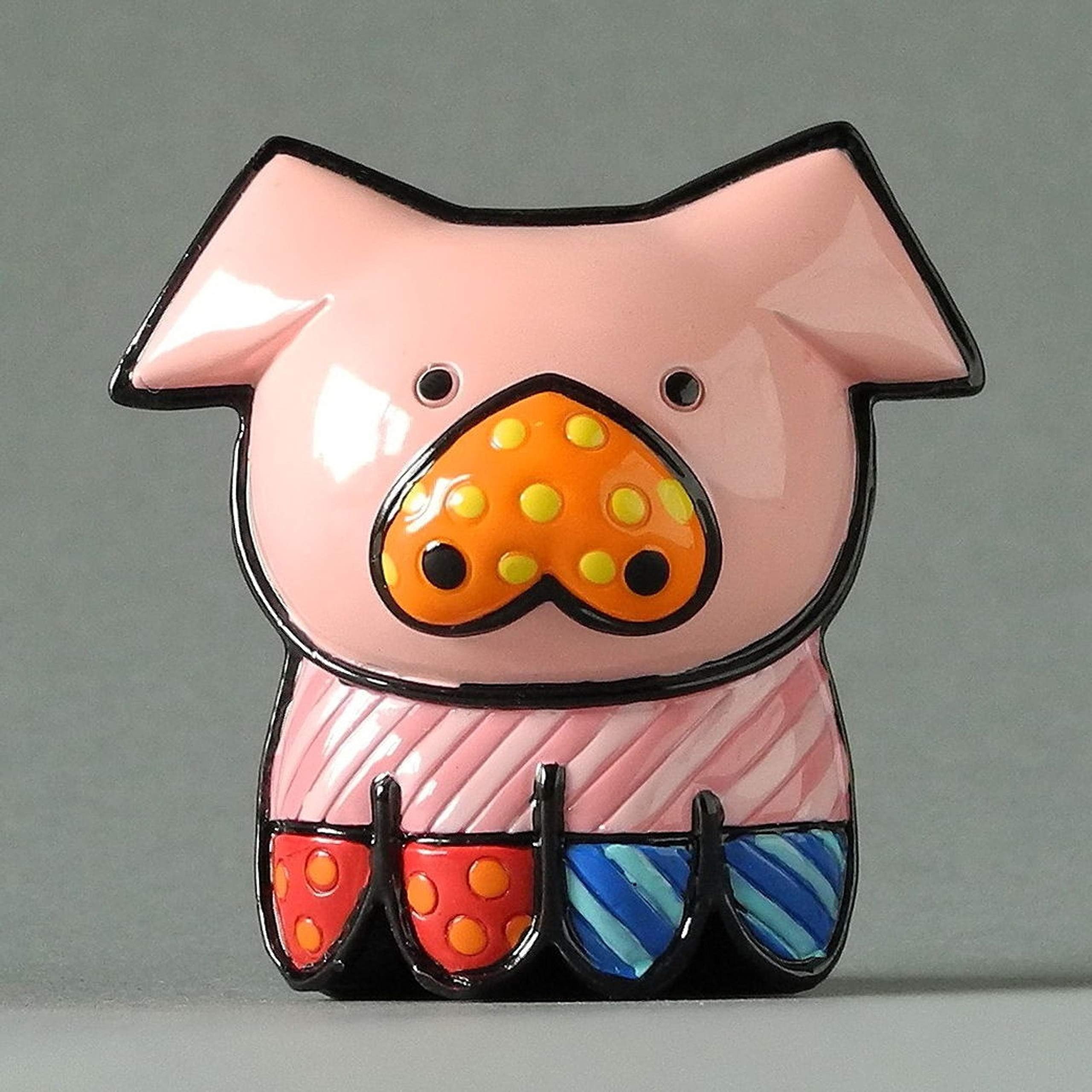 ROMERO BRITTO Pearl Mini Dog - Mini Figurine - Pop Art from Miami
