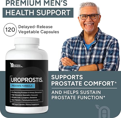 Miniatura 4 de UROPROSTIS - Complejo de apoyo de próstata de alta potencia - Fórmula de salud masculina para la comodidad de la próstata - Mezcla de 13