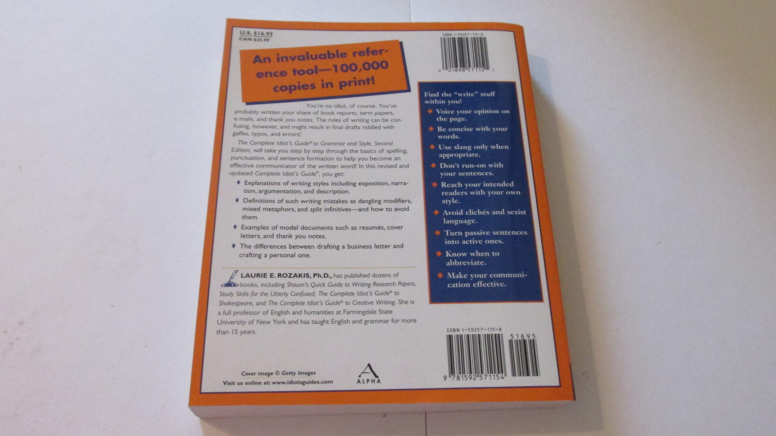 The Complete Idiot's Guide to Grammar And Style, 2nd Edition - Image 4