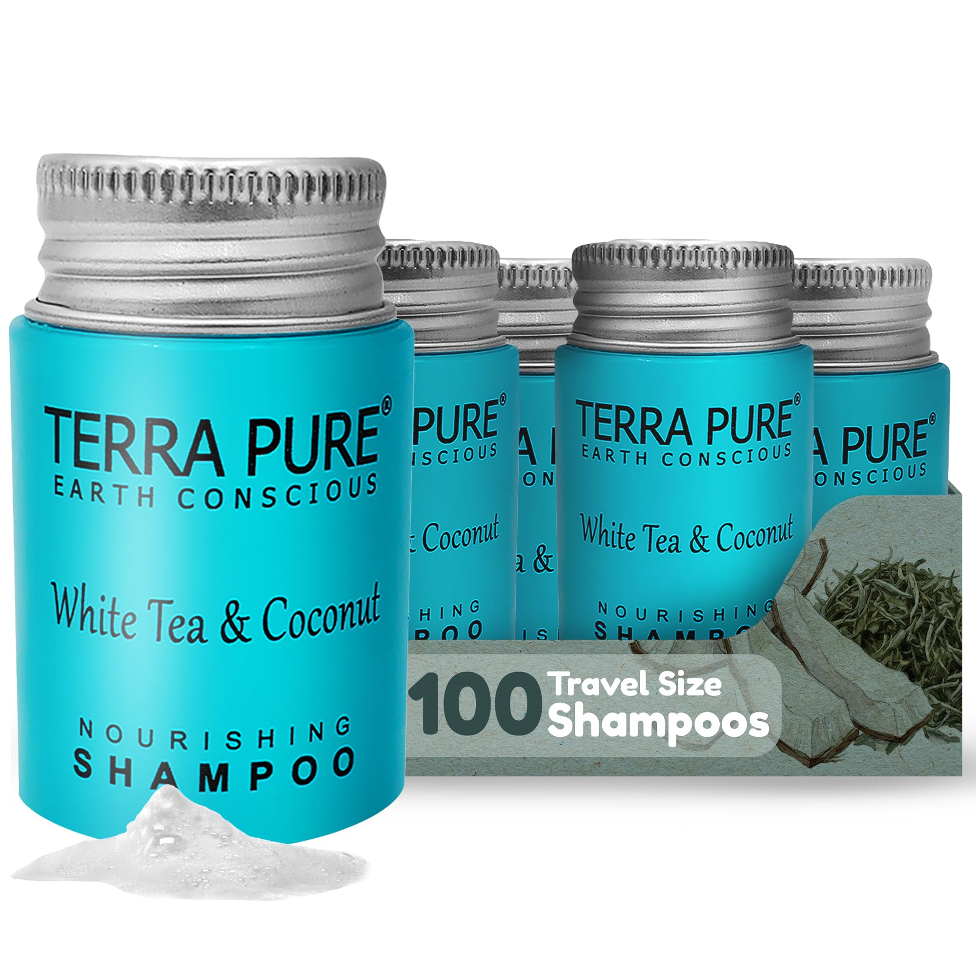 Amazon.com : Terra Pure Travel Size Hotel Shampoo 100 Count 1 oz