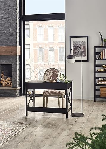 Miniatura 5 de ClosetMaid 3955 X-Frame Design Escritorio o consola con cajones, madera de nogal negro