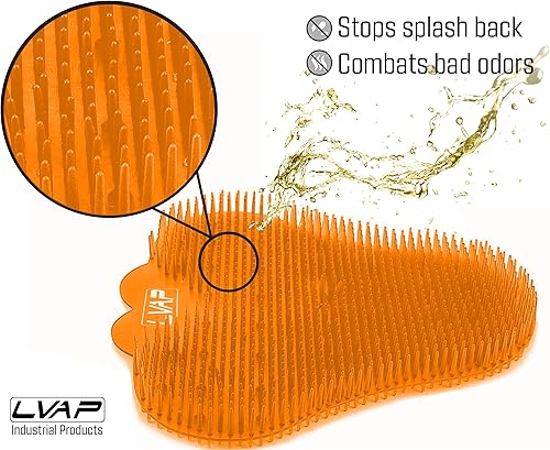 Miniatura 9 de Desodorizador de pantalla urinaria (paquete de 12)  Pasteles de orina antisalpicaduras, desodorante de inodoro, pantallas urinarias para baños