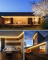 Vista 7 de Shine Decor Productos del paquete de clip de montaje con 2500K Warm 16.4ft LED Neon Rope Lights Kit