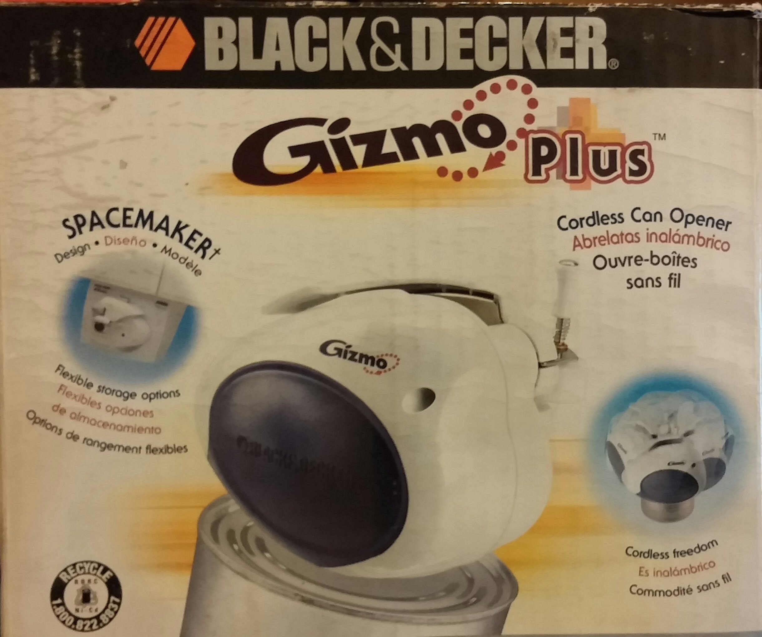 Amazon.com: Black & Decker GC200 Gizmo Cordless Can Opener : Home