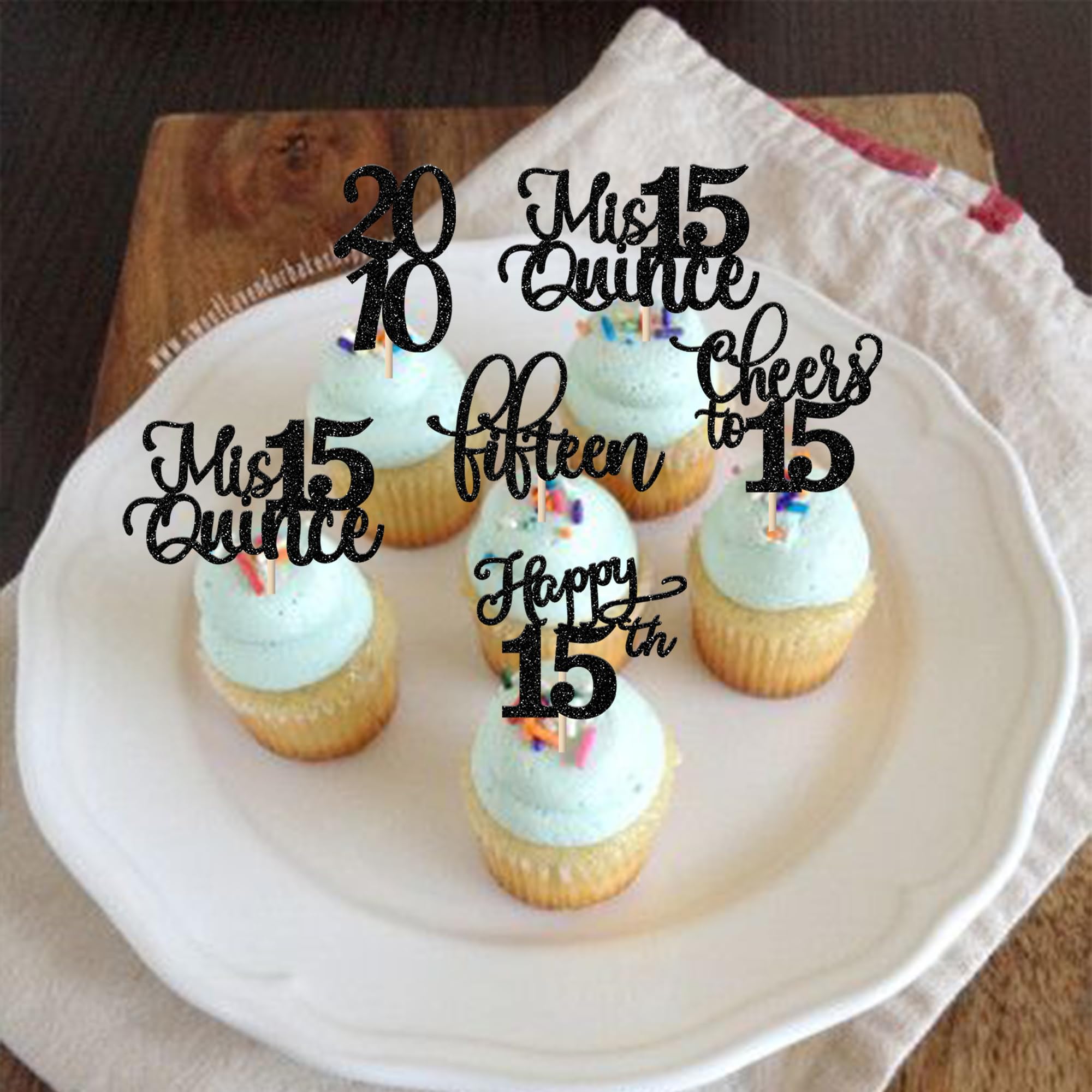 Decorazione Per Torta 60 Anni – Con Glitter, Per Compleanni