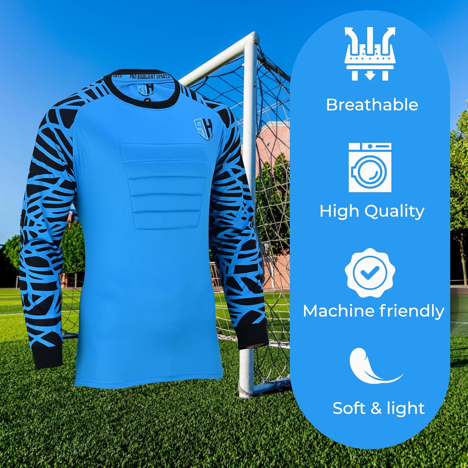 Soccer Goalie Jersey for kids, Adults, Goalkeeper Jersey Soccer Goalie Shirt - Image 3