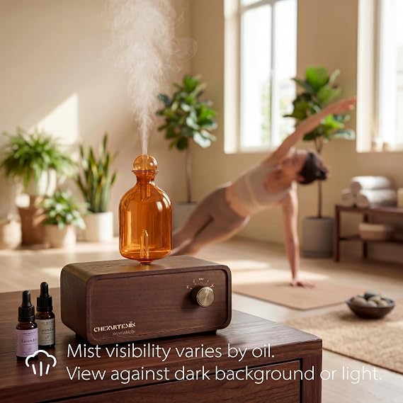 Ember Retro Waterless Essential Oil Diffuser for Aromatherapy