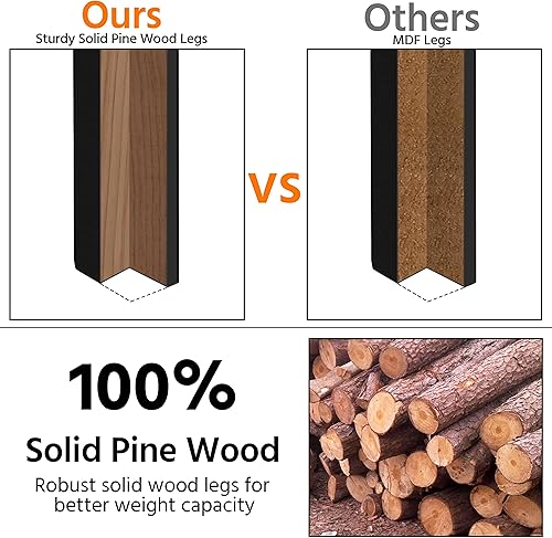 Miniatura 8 de Topeakmart Moderno escritorio esquinero para computadora con toma de corriente y cajón de almacenamiento para el hogar, escritorio en forma de L que