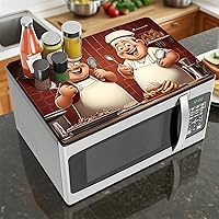 Vista 9 de Funda de mármol para microondas, resistente al calor, antideslizante, protector de mostrador, 18 x 14 pulgadas, no se puede lavar, borrable