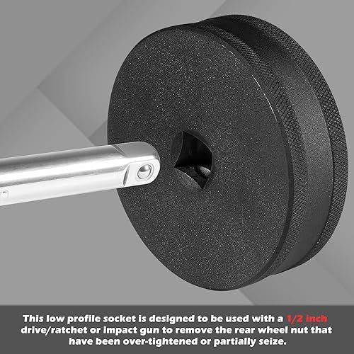 Miniatura 6 de Herramienta de enchufe de tuerca de eje de rueda trasera de 2.362 in para KTM Super Duke 1290/1290 R 2014-2022, herramienta de rueda trasera elimina